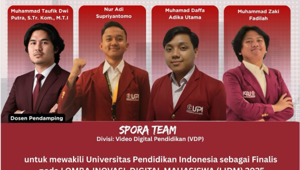 Selamat kepada SPORA Team! Mahasiswa Teknik Komputer UPI Cibiru Lolos sebagai Finalis LIDM 2025